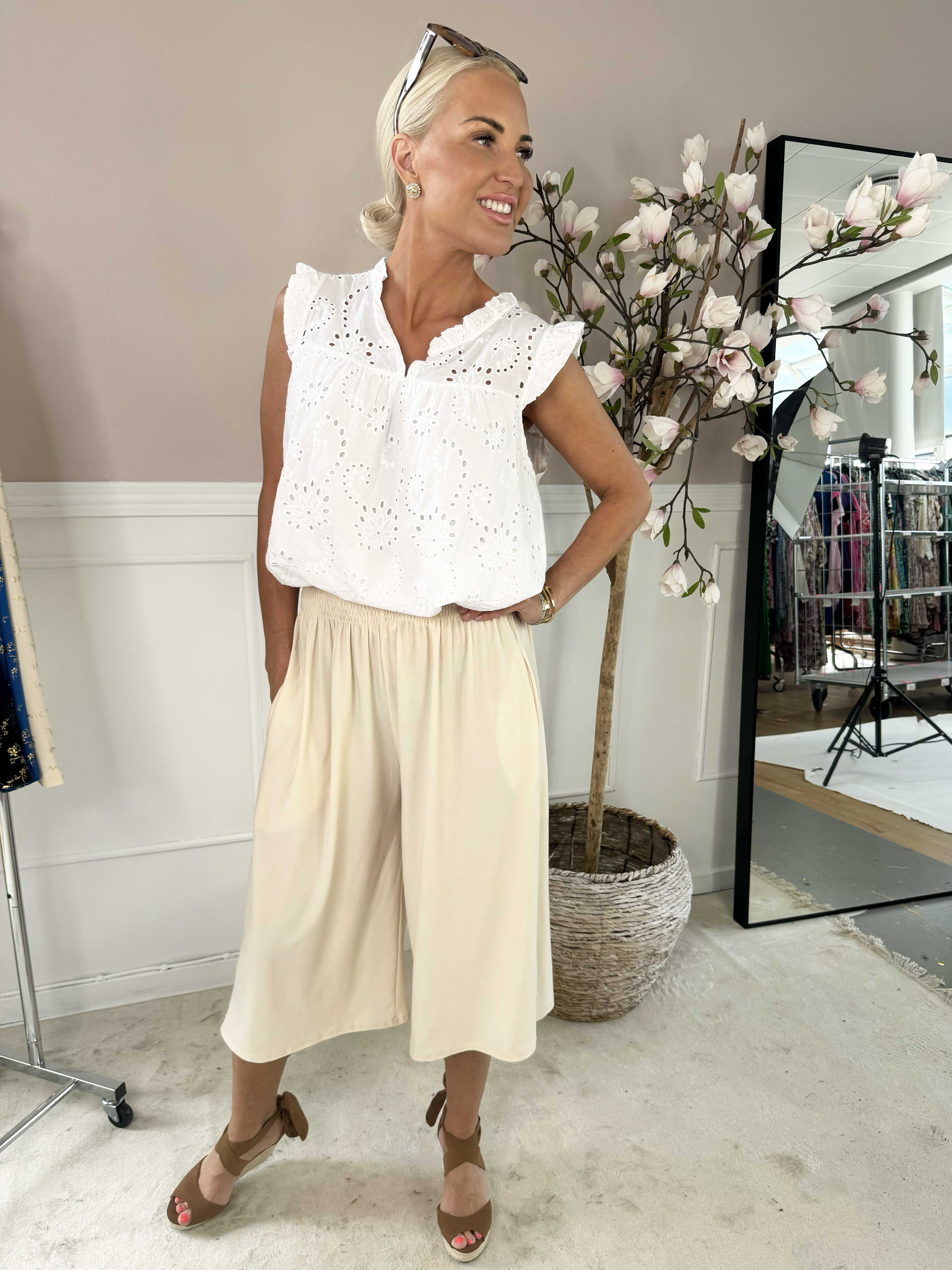 Pams Plain Knickers - Knickers i elastiskt tyg med resårkant